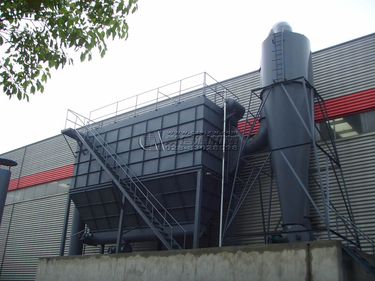 氣箱式脈沖布袋除塵器 氣箱式脈沖布袋除塵器